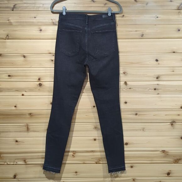 Abercrombie & Fitch Simone High Rise Super Skinny 4/27 Black Wash - Picture 5 of 10